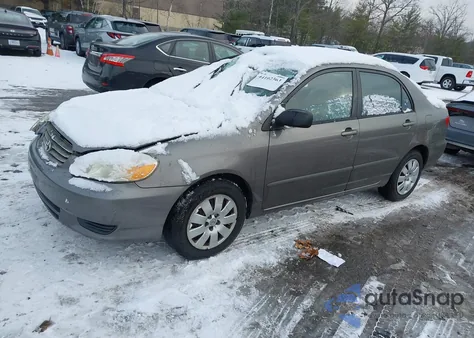 2003 Toyota Corolla Le from USA, damaged, VIN 2T1BR32E43C159462